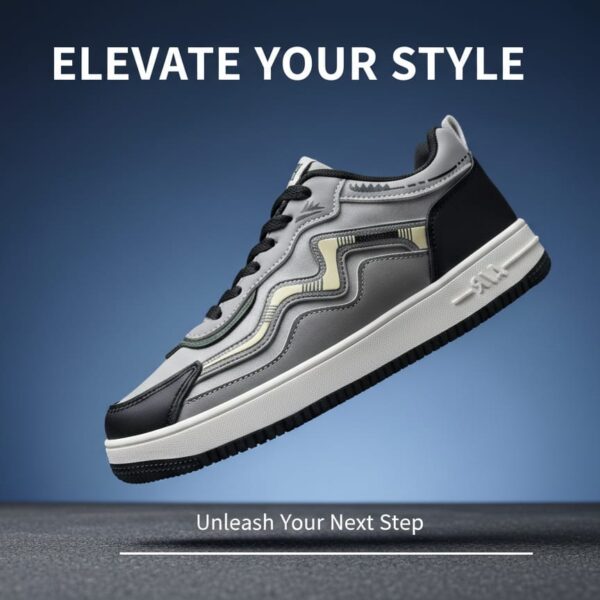 Air Dyno Apex Street Sneakers – Grey & Black Techwear